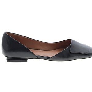 Franco Sarto Black Leather Flats